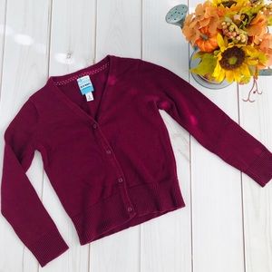 EUC Maroon Cotton Cardigan